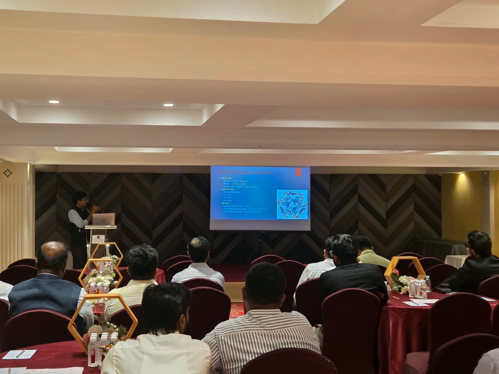 Interactive academic session during the Insulin Workshop